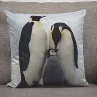 Penguins Cushion Cover Multi (43x43) - Multi