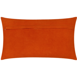 Dynasty Leopard Embroidered Chenille Cushion - Rust - thumbnail 2