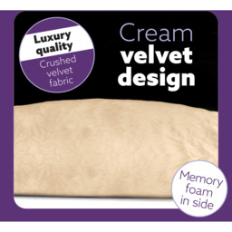 L Shaped Pregnancy Pillow, Memory Foam Maternity Cushion Machine Washable - Natural - thumbnail 3