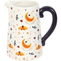 Autumn Magic Harvest Moon Print Ceramic Flower Jug - Multicolour - image 1