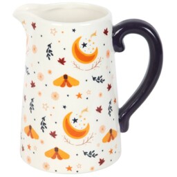 Autumn Magic Harvest Moon Print Ceramic Flower Jug - Multicolour - thumbnail 2