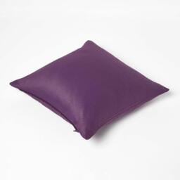 Herringbone Chevron Cushion Cover - Aubergine - thumbnail 4
