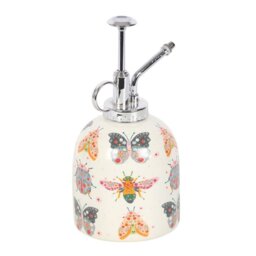 Floral Bug Ceramic Plant Mister Cute Pastel Spray for Plants - White - thumbnail 4
