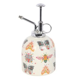 Floral Bug Ceramic Plant Mister Cute Pastel Spray for Plants - White - thumbnail 3