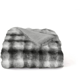 Luxury Thermal Supersoft Printed Indulging Throw - Grey / 150x200 - thumbnail 2
