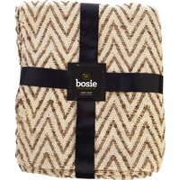Bosie Chevron Woven Throw - Natural