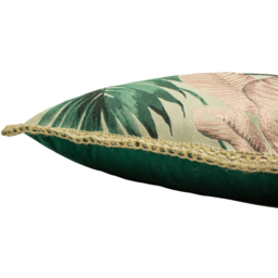 Amazonia Tropical Cushion - Pink / Feather - thumbnail 4
