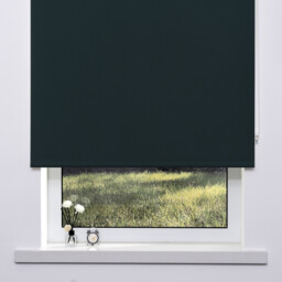Plain Blackout Blinds - Dark Green / 60cm - thumbnail 2