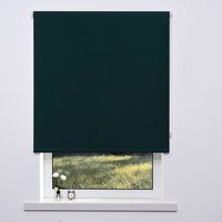 Plain Blackout Blinds - Dark Green / 60cm
