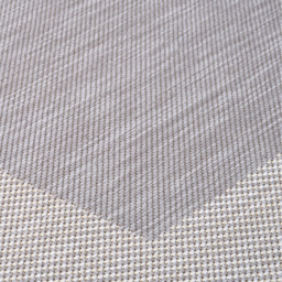 Ecology Collection Bordered Outdoor Rug - Grey / 140cm - thumbnail 5