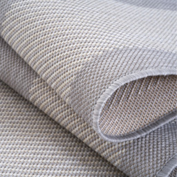 Ecology Collection Bordered Outdoor Rug - Grey / 140cm - thumbnail 2