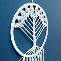 Tree of Life Dreamcatcher Huge 42cm - White