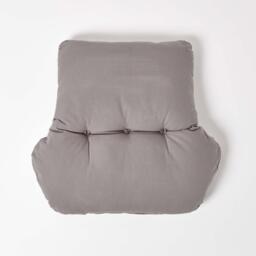 Cotton Back Support Cushion - Grey - thumbnail 3
