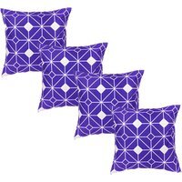 Water Resistant Garden Outdoor Printed Scatter Cushion - Tangiers Purple / 4