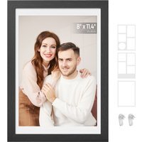 SONGMICS Collage Picture Frame for 4x6 or 4x4 Pictures - Black
