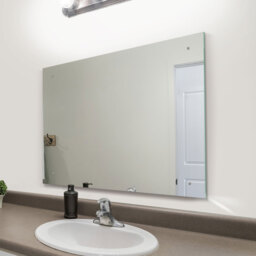 MirrorOutlet 4mm Sheet Mirror Glass Polished Edges - Silver - thumbnail 3