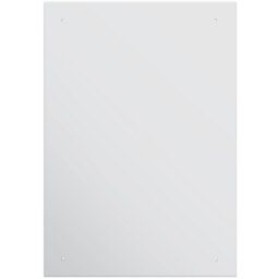 MirrorOutlet 4mm Sheet Mirror Glass Polished Edges - Silver - thumbnail 2
