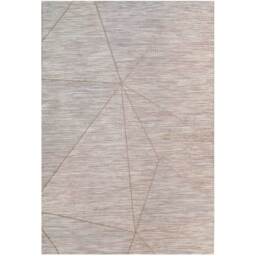 Distressed Textured Flatweave Indoor Outdoor Weatherproof Rug - Beige / 290 x 200cm - thumbnail 5