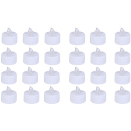 24 Electronic Tealight LED Lamps - Colourful - thumbnail 3