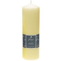 Prices Tall Altar Pillar Candle 250 x 80mm Unscented Smokeless Non Drip - Cream / 1
