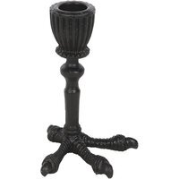 Raven Claw Taper Candle Holder - Black