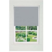 Plain Straight Edge Daylight Roller Blind (165cm Drop) - Light Grey / 105cm