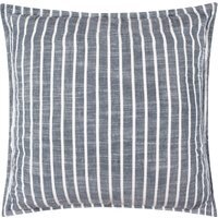 Hessle Stripe Cotton Outdoor Cushion Cover - Navy
