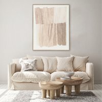 Neutral Tones Wooden Framed Canvas