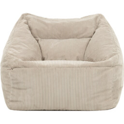 Giant Cord Armchair Bean Bag - Stone - thumbnail 3