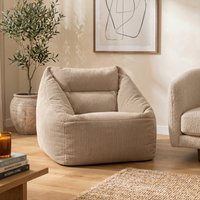Giant Cord Armchair Bean Bag - Stone