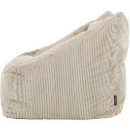 Giant Cord Armchair Bean Bag - Stone - thumbnail 4