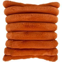 Verbier Rust Faux Fur Cushion - Rust