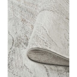 Novu Modern Abstract Action Living Room Area Rug Metallic Sheen- Stream Beige - Beige / 170cm - thumbnail 3
