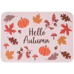 Autumnal Halloween Cosy Washable Anti Slip Indoor Doormat - Natural - thumbnail 5