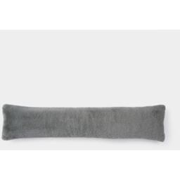 Faux Fur Textured Door Draught Excluder Draft Insulator - Grey - thumbnail 5
