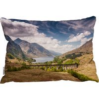 The Glenfinnan Viaduct Outdoor Cushion - Green - image 1