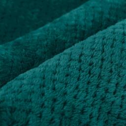 Waffle Honeycomb Mink Throw - Teal / 200cm - thumbnail 3