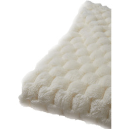 Beige Polyester Throw Blanket - Beige / 230cm - thumbnail 5