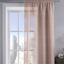 Shimmering Voile Panel - Blush Pink / 72in - thumbnail 3