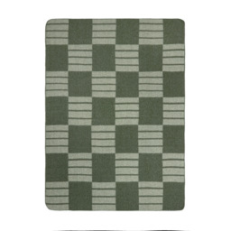 Harlech Woven Reversible Throw - Moss - thumbnail 4