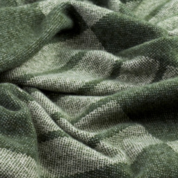 Harlech Woven Reversible Throw - Moss - thumbnail 2