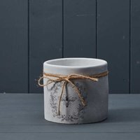 Charming White Bee Pot Plant pot - White