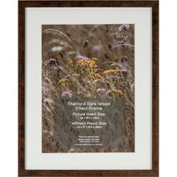 Thetford Dark Wood Effect Frame - Brown / 14 x 11in - thumbnail 1
