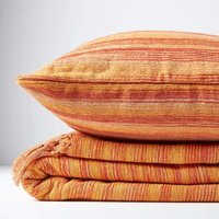 Cotton Chenille Tie Dye Cushion Cover - Orange / 60cm