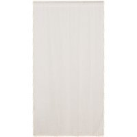 Semi Sheer Curtain 1 Panel with Tassel Design - Beige / 160cm