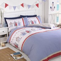 Beach Hut Duvet Set - Multi / King - image 1