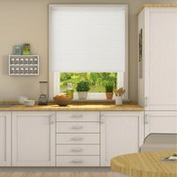 152cm Drop, 25mm Slat PVC Venetian Blind - White / 115cm