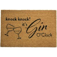 Filta Gin O Clock Doormat - Brown