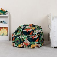Kids Bean Bag Chair, Childrens Beanbag for Girls and Boys - Dinosaurs