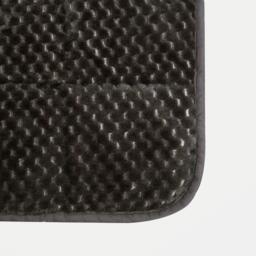 Waffle Fleece Weighted Blanket - Charcoal / 150cm - thumbnail 5